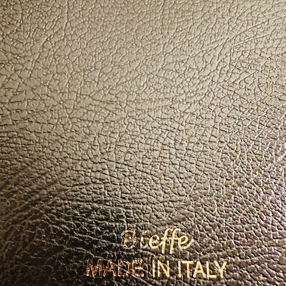 NWOT Bieffe Leather Notebooks in Red, Black, and Brown (Made in Italy) - Picture 4 of 12